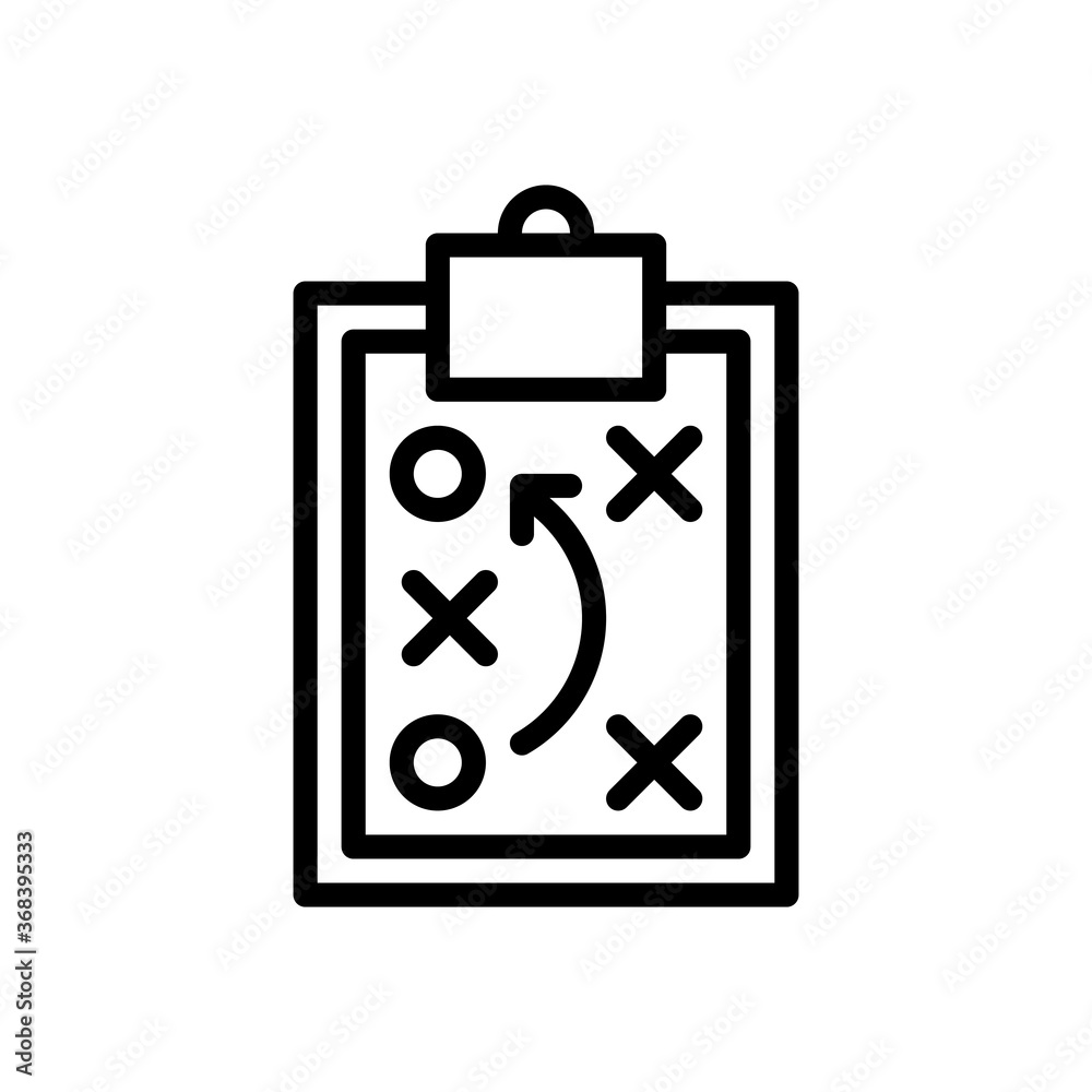 strategy action icon in line style. vector illustration for graphic design, website, UI isolated on white background. EPS 10 strategy action icon in line style. vector illustration for graphic design, website, UI isolated on white background. EPS 10
