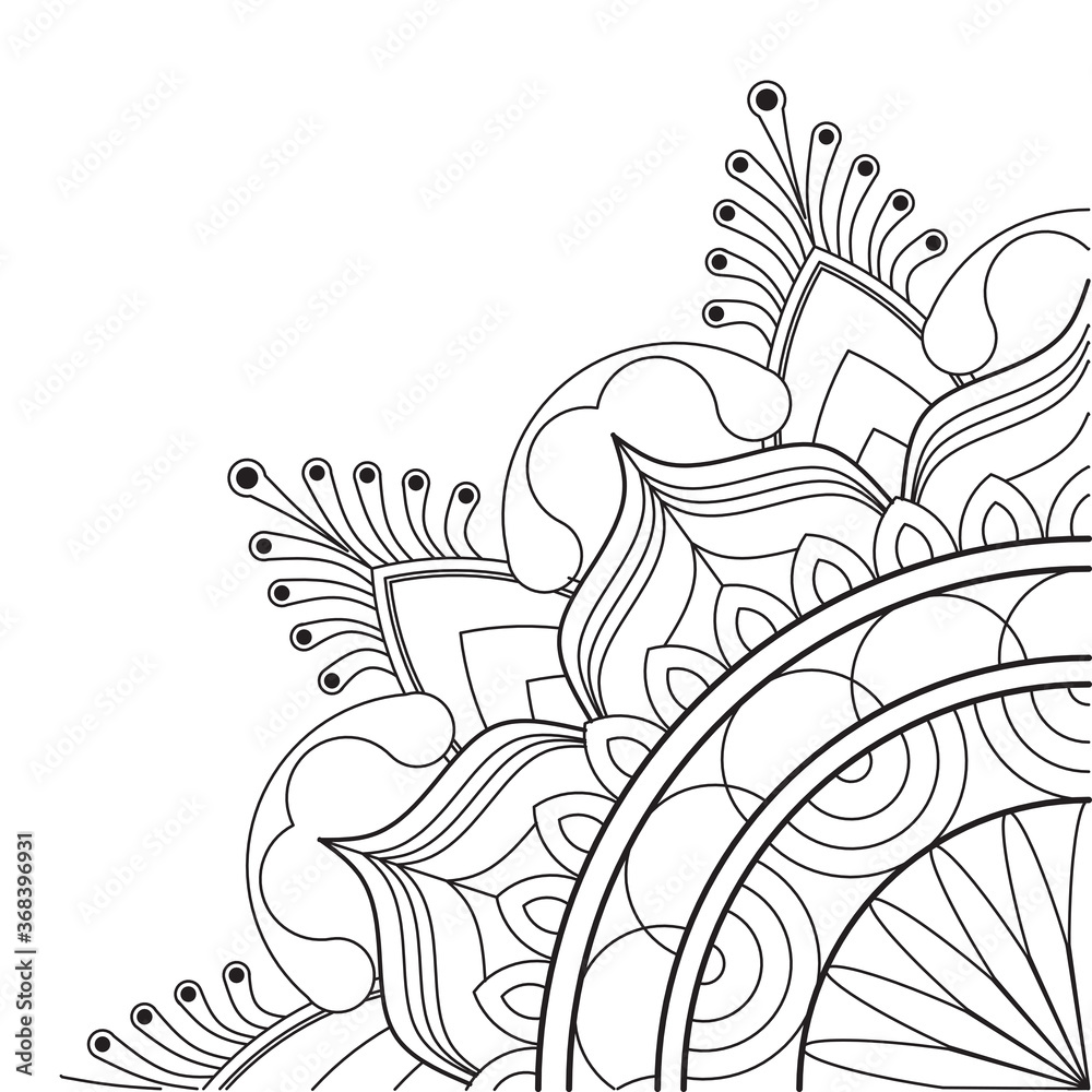Madalas Coloring Page Adult Coloring Page Therapeutic Coloring Page madalas-coloring-page-adult-coloring-page-therapeutic-coloring-page