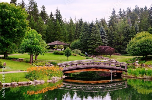 Plakat Japanese Garden @Devonian Garden - Devon, Alberta, Canada