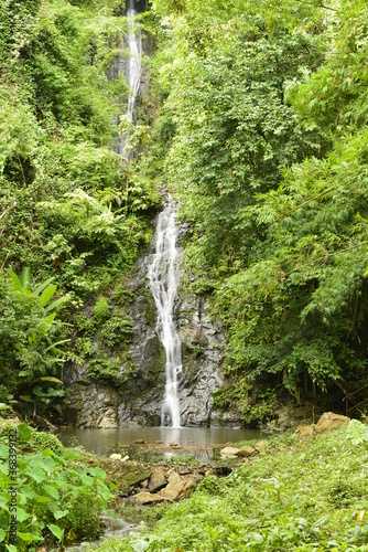 ThanThip Waterfall, waterfall in deep forest near Mekong river. Nong Khai province Thailand. photo