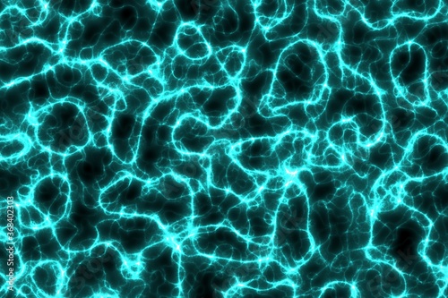 beautiful light blue vast cosmic electric curves computer art texture or background illustration