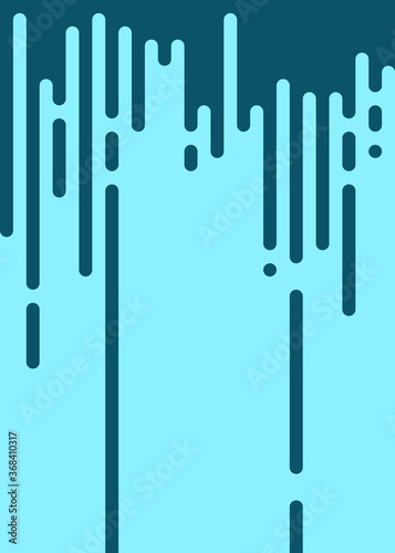 Ink Blue color Abstract Rounded Color Lines halftone transition background illustration © vector_master