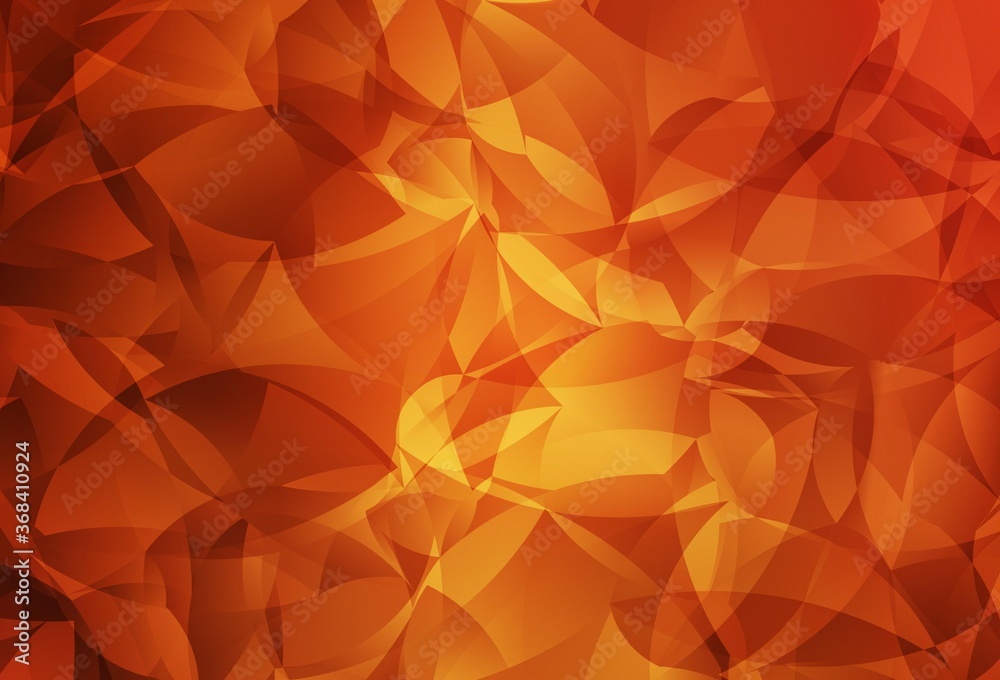 Light Red vector polygonal template.