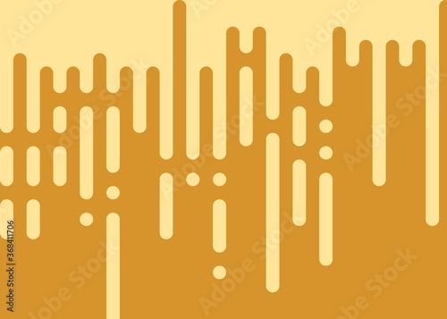 Golden Orange color Abstract Rounded Color Lines halftone transition background illustration