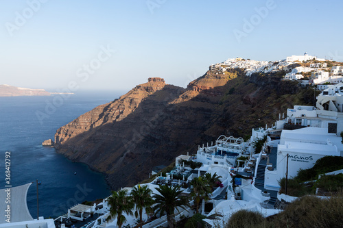 Fototapeta Naklejka Na Ścianę i Meble -  Streets Churches and buildings in Santorini island