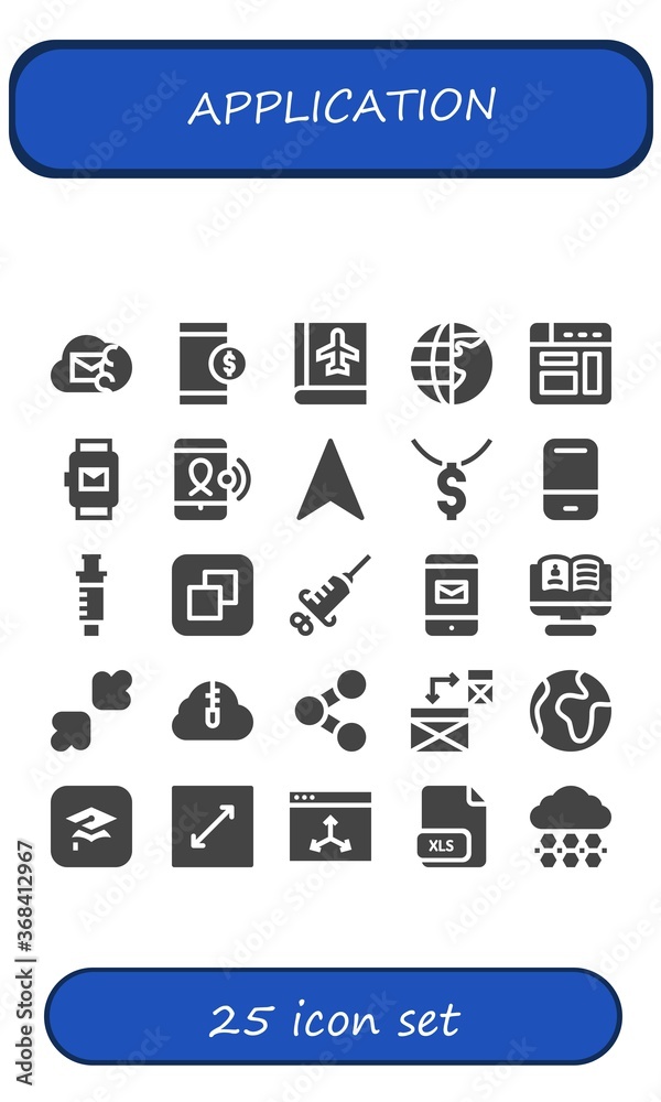 application icon set