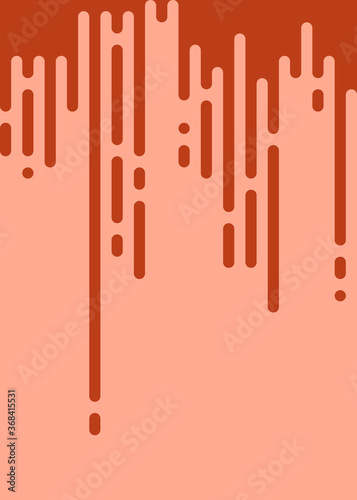 Cayenne color Abstract Rounded Color Lines halftone transition background illustration