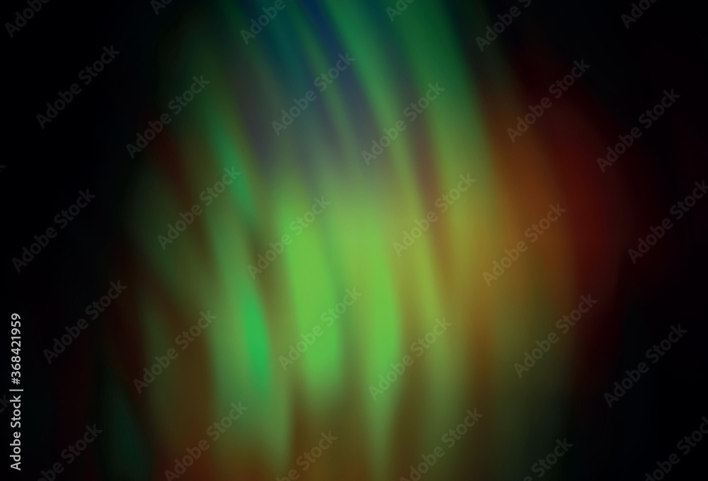 Dark Green, Red vector abstract layout.