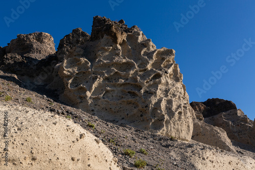 cliffs and rocks of santorini island