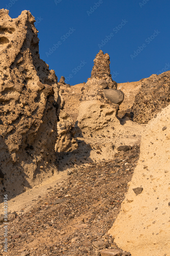 cliffs and rocks of santorini island cliffs and rocks of santorini island