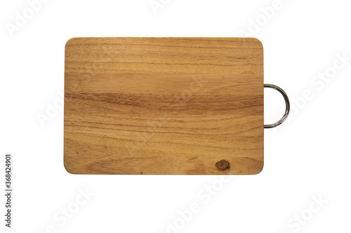 Chopping board on white background.