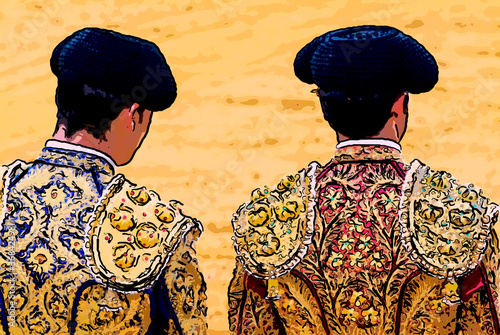 Illustration of bullfighter 