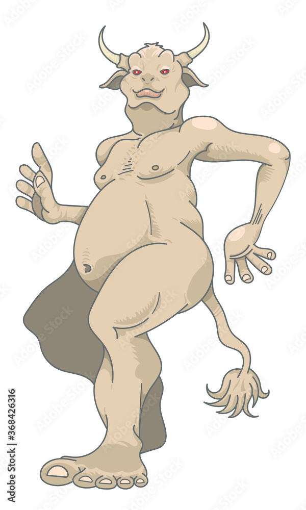 Fototapeta premium Taureau minotaure