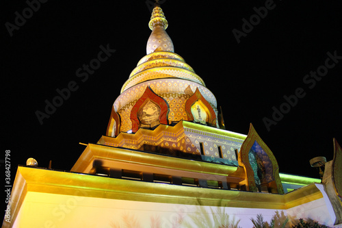 TEMPLE DE THA TON À L'EXTREME NORD DE LA THAILANDE - PLEINE LUNE	