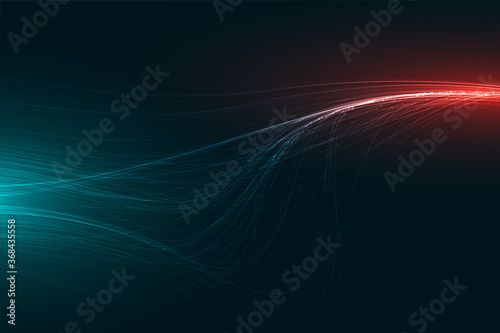 digital technology abstract light streaks background design