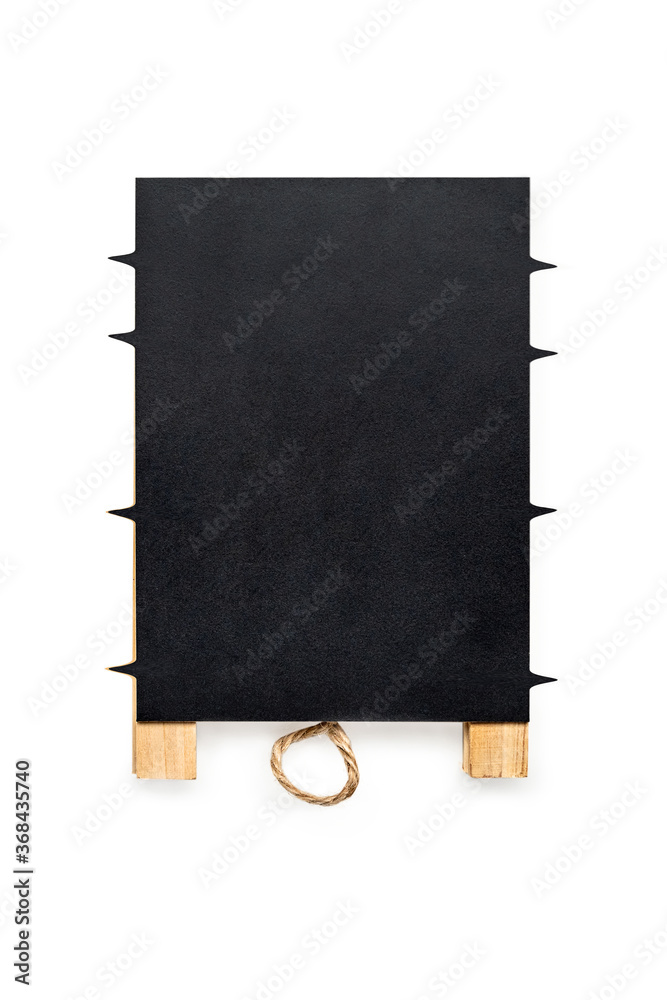 Obraz premium Funny chalkboard on white background.