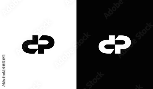 Obraz na plátně dp logo template vector eps