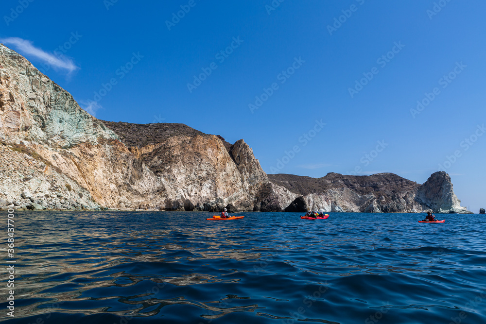 kayaking in greece