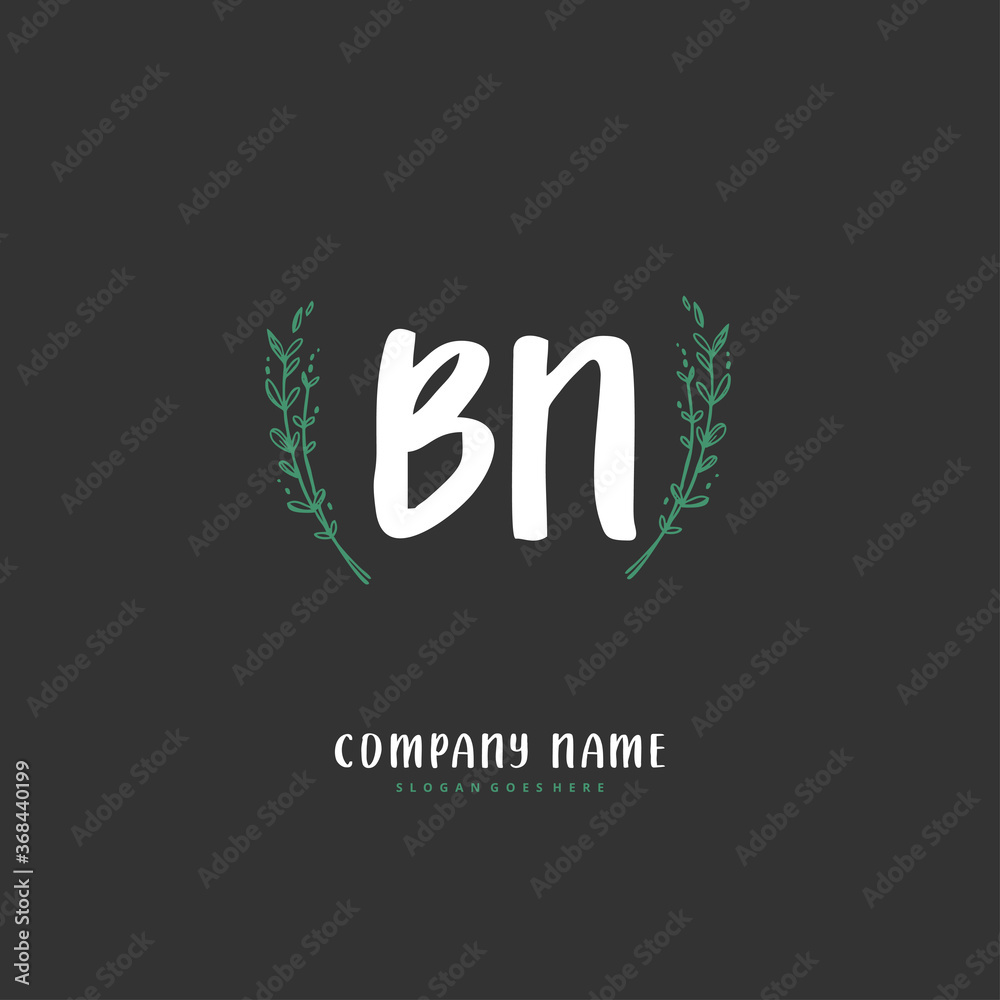 B N BN Initial handwriting and signature logo design with circle. Beautiful design handwritten logo for fashion, team, wedding, luxury logo. B N BN Initial handwriting and signature logo design with circle. Beautiful design handwritten logo for fashion, team, wedding, luxury logo.