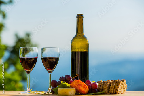 Fototapeta Naklejka Na Ścianę i Meble -  food and wine