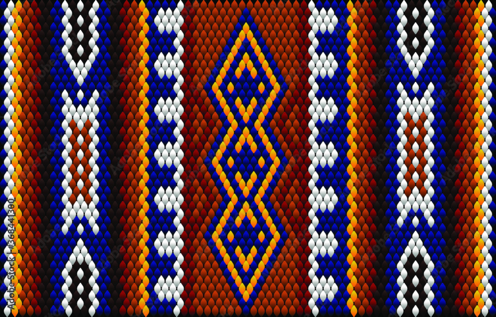 Seamless, ethnic ornament for fabrics, interiors, ceramics and furniture in the Arabic style. Seamless, ethnic ornament for fabrics, interiors, ceramics and furniture in the Arabic style.