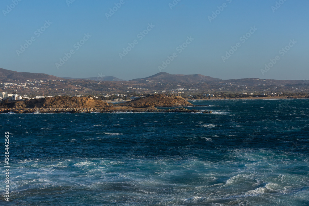 Naxos from the sea