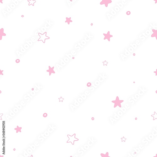 Seamless abstract stars pattern.