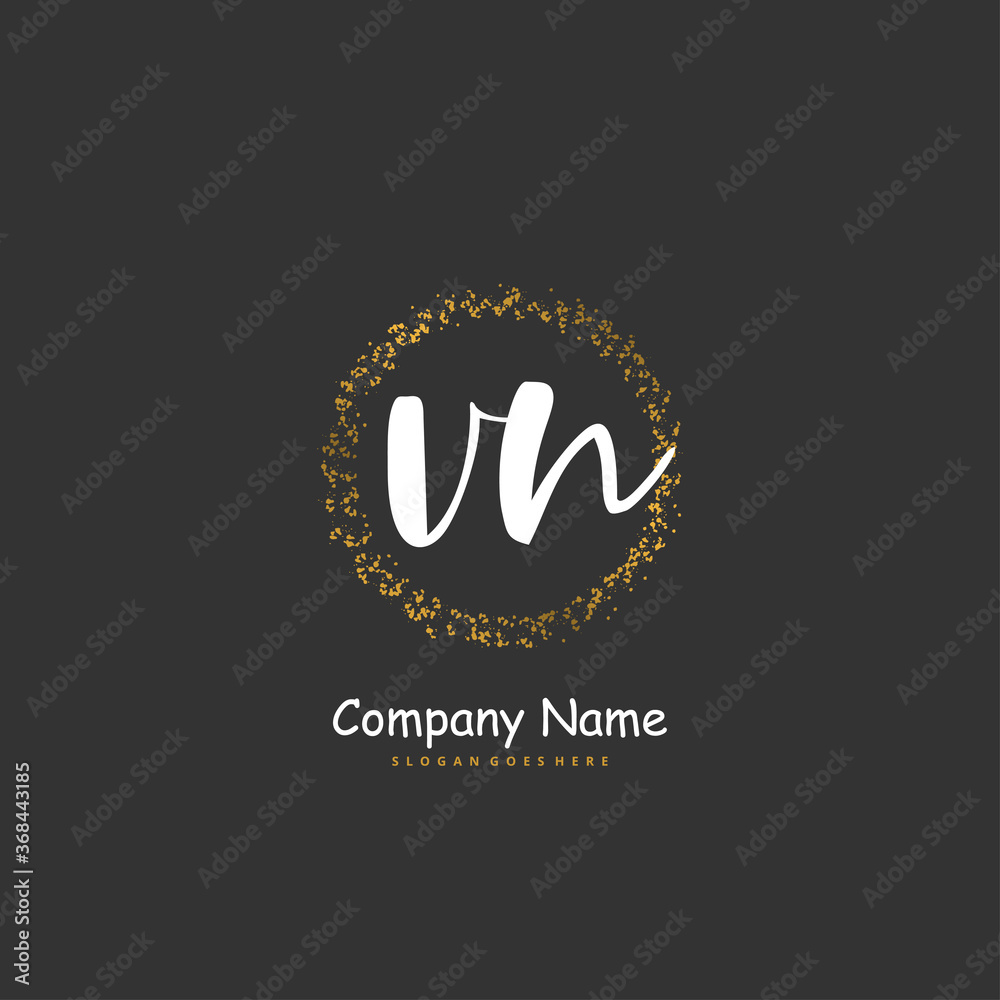V N VN Initial handwriting and signature logo design with circle. Beautiful design handwritten logo for fashion, team, wedding, luxury logo. V N VN Initial handwriting and signature logo design with circle. Beautiful design handwritten logo for fashion, team, wedding, luxury logo.