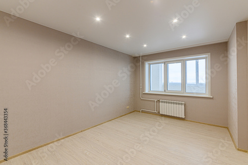 Russia, Moscow- February 10, 2020: interior room apartment modern bright cozy atmosphere. general cleaning, home decoration, preparation of house for sale. modern light and cozy environment