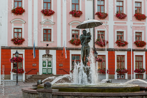 streets and buildings in the  Tartu photo