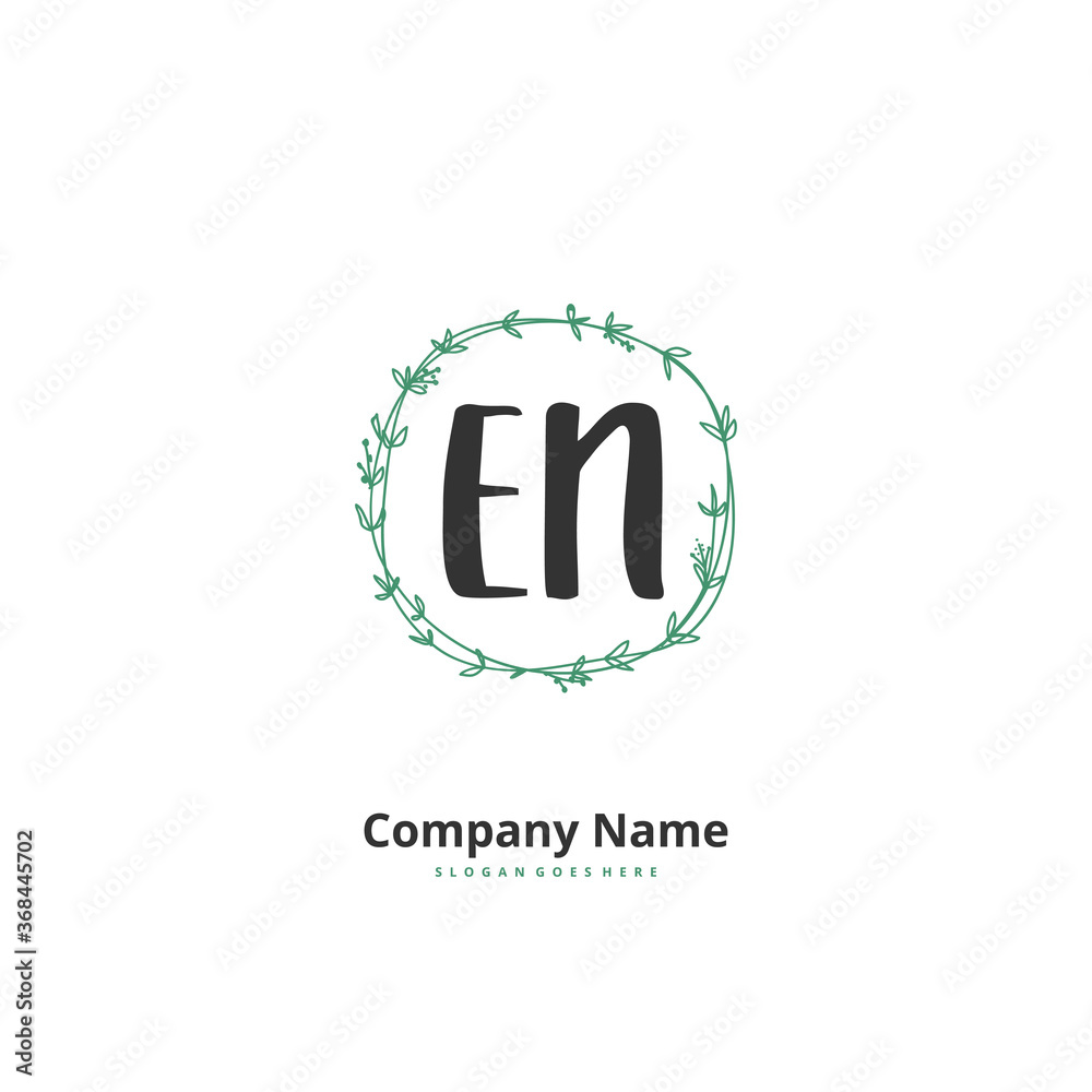 E N EN Initial handwriting and signature logo design with circle. Beautiful design handwritten logo for fashion, team, wedding, luxury logo. E N EN Initial handwriting and signature logo design with circle. Beautiful design handwritten logo for fashion, team, wedding, luxury logo.