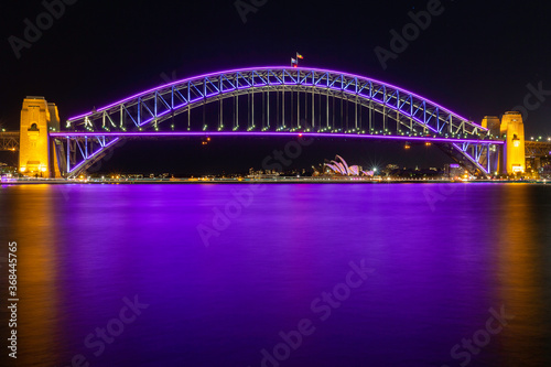 Sydney harbour light show