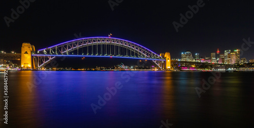 Sydney harbour light show © Santanu