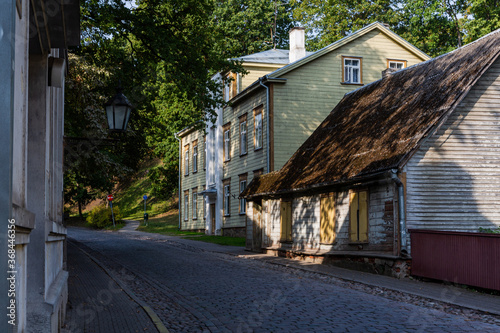 streets and buildings in the Tartu