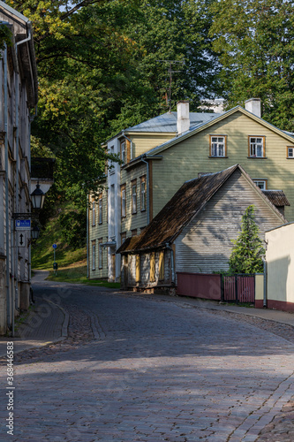 streets and buildings in the  Tartu photo