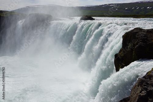 Thunderous Godafoss Waterfall in Iceland