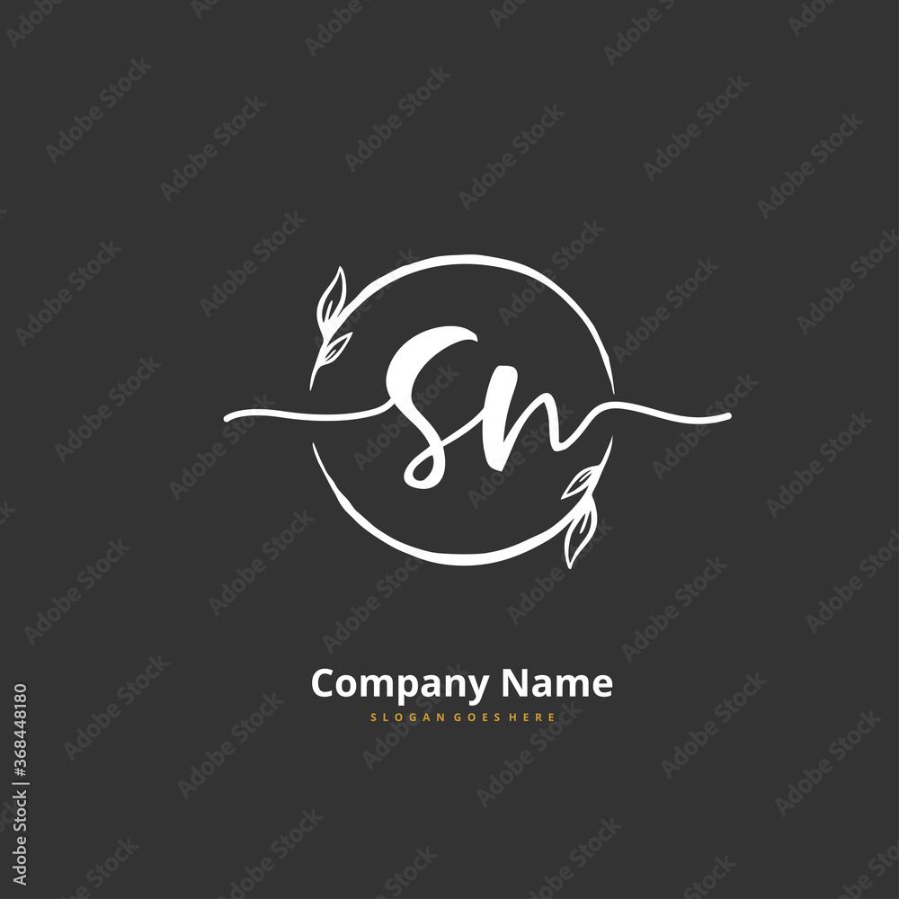 S N SN Initial handwriting and signature logo design with circle. Beautiful design handwritten logo for fashion, team, wedding, luxury logo. S N SN Initial handwriting and signature logo design with circle. Beautiful design handwritten logo for fashion, team, wedding, luxury logo.