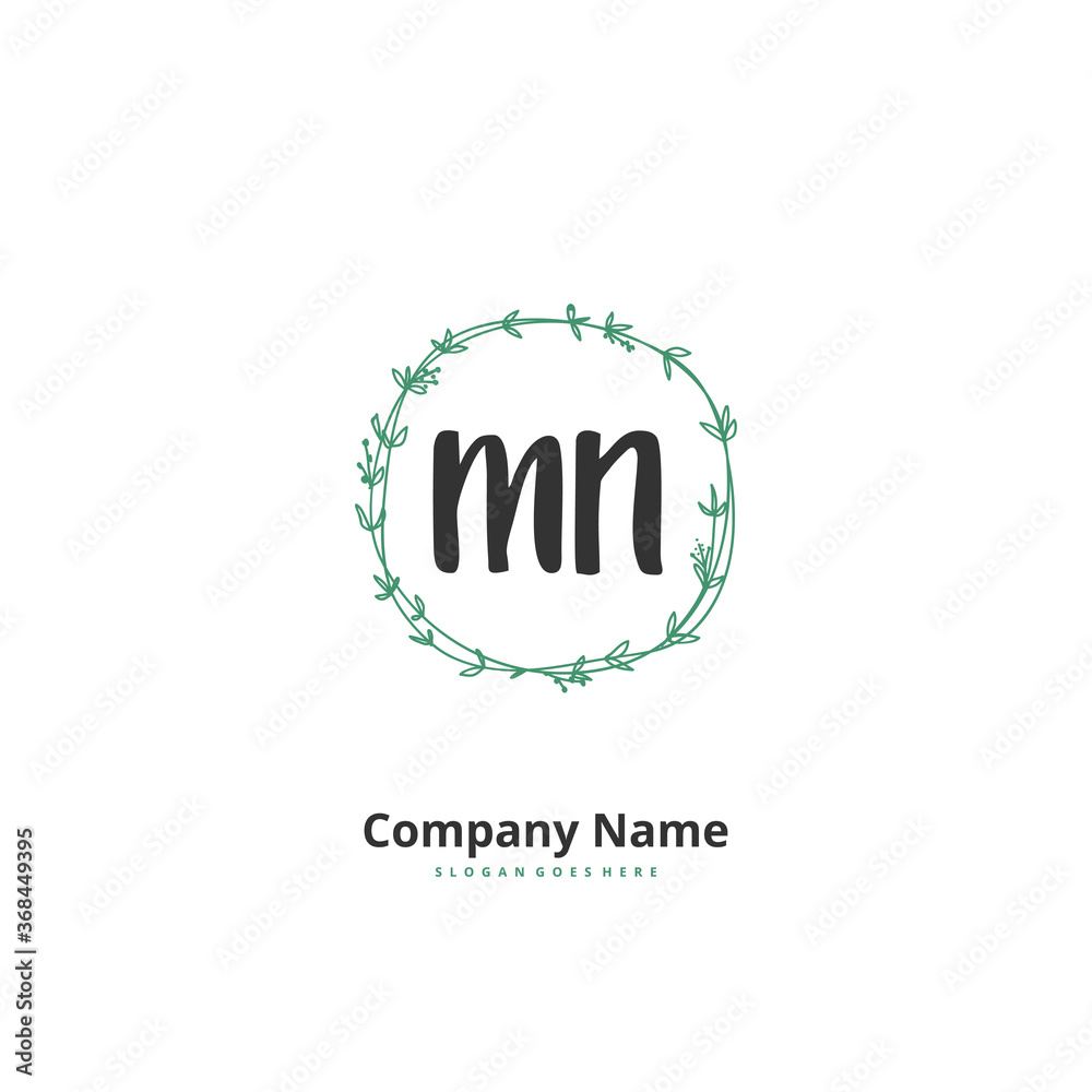 M N MN Initial handwriting and signature logo design with circle. Beautiful design handwritten logo for fashion, team, wedding, luxury logo. M N MN Initial handwriting and signature logo design with circle. Beautiful design handwritten logo for fashion, team, wedding, luxury logo.