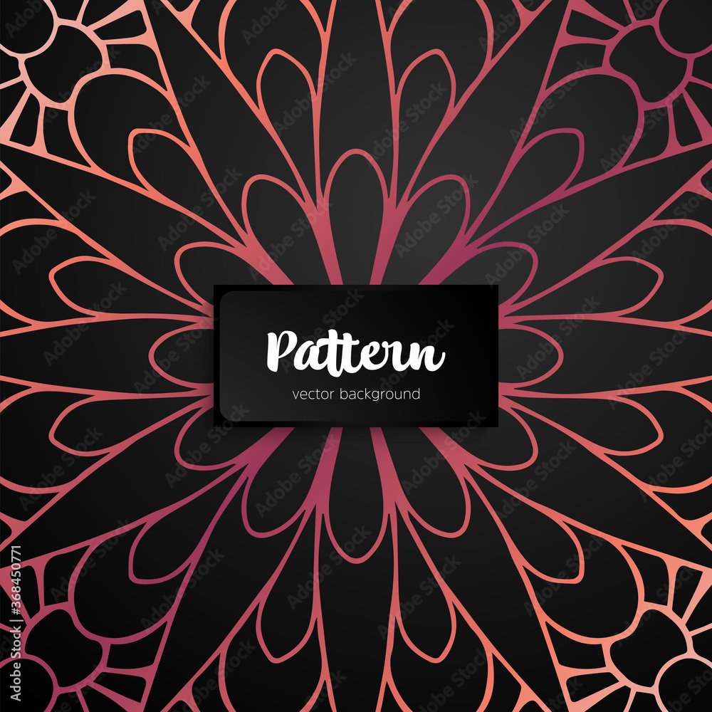 Vector ornamental mandala inspired ethnic art Vector ornamental mandala inspired ethnic art