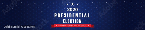 Vector background for US presidential election 2020