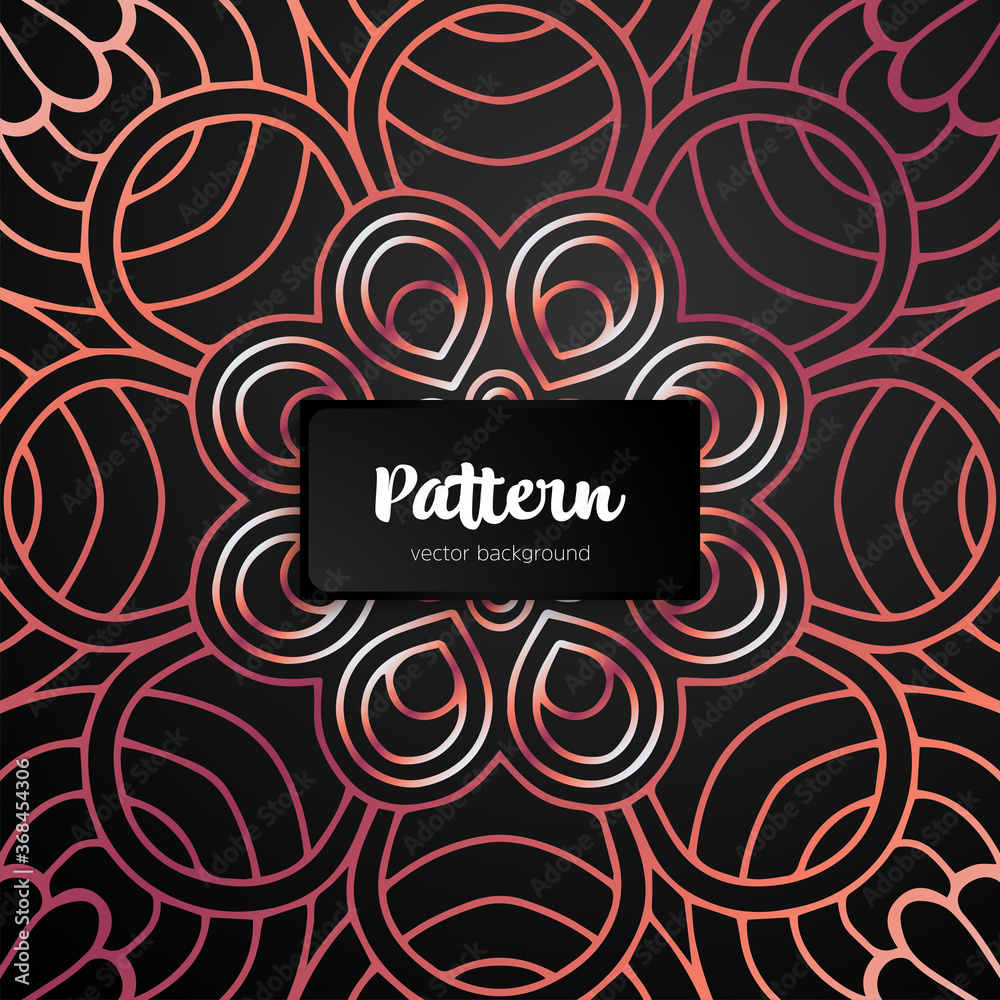 Vector ornamental mandala inspired ethnic art Vector ornamental mandala inspired ethnic art
