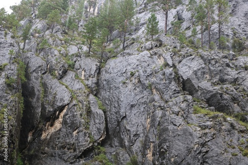 Landscape with mountains on Altai