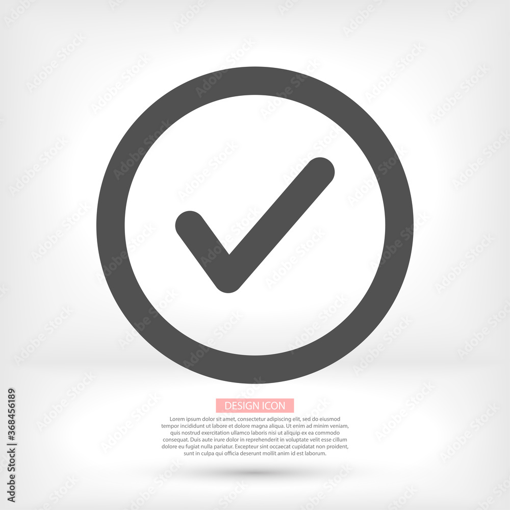 tick vector icon. lorem ipsum Flat Design JPG tick vector icon. lorem ipsum Flat Design JPG