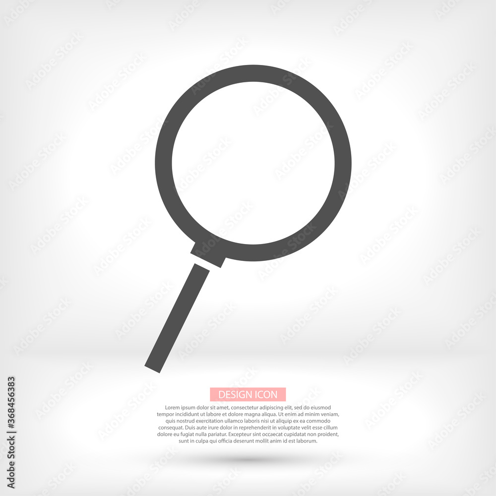 search magnifying glass icon. lorem ipsum Flat Design JPG search magnifying glass icon. lorem ipsum Flat Design JPG