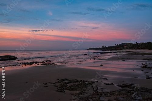 Sunrise on the Beach of Phan Thiet  Vietnam