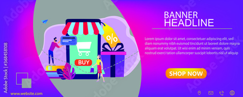 Colorful web banner design vector template full customized banner design.social media banner design 