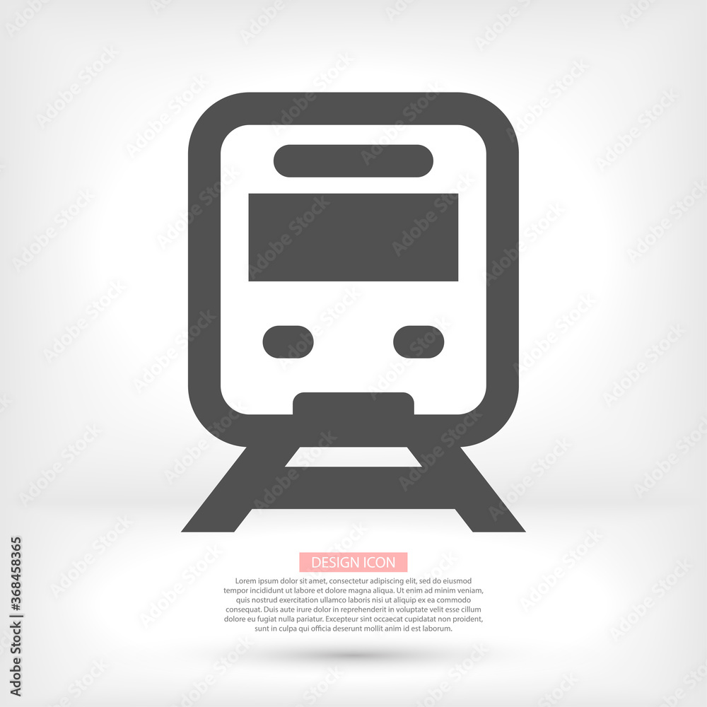 A TRAIN line vector. lorem ipsum Flat Design JPG A TRAIN line vector. lorem ipsum Flat Design JPG