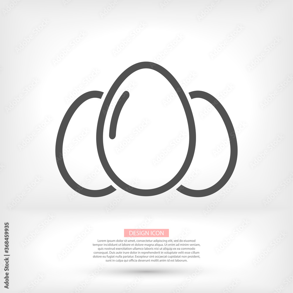 an egg icon vector. lorem ipsum Flat Design JPG an egg icon vector. lorem ipsum Flat Design JPG