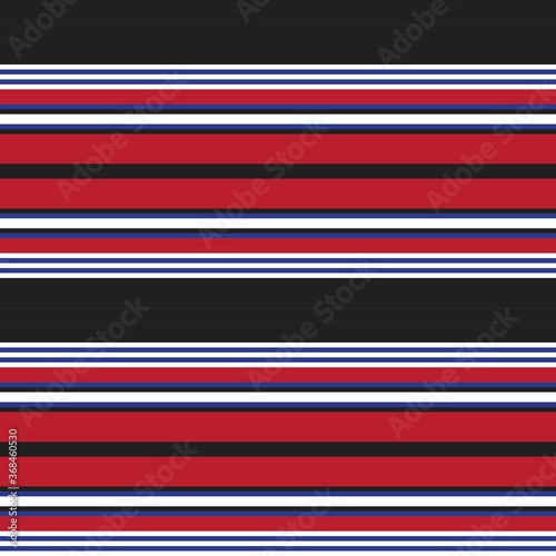 Red Stripe seamless pattern background in horizontal style