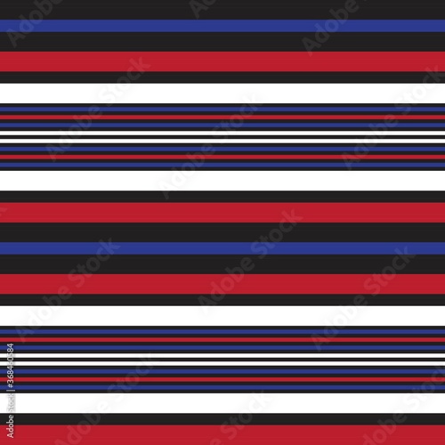 Red Stripe seamless pattern background in horizontal style